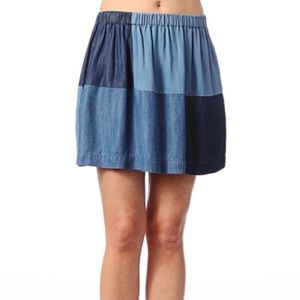 Paul & Joe Sister Garenne Blue Skirt size SM